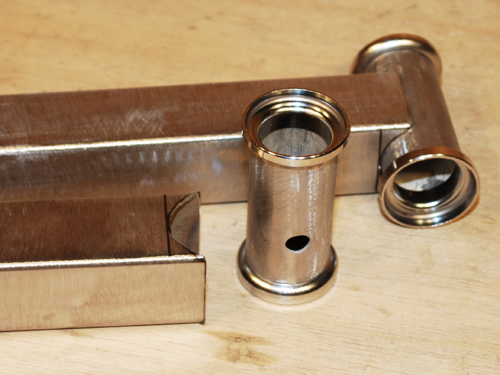 Viking Tandem Trike - head tubes and boom